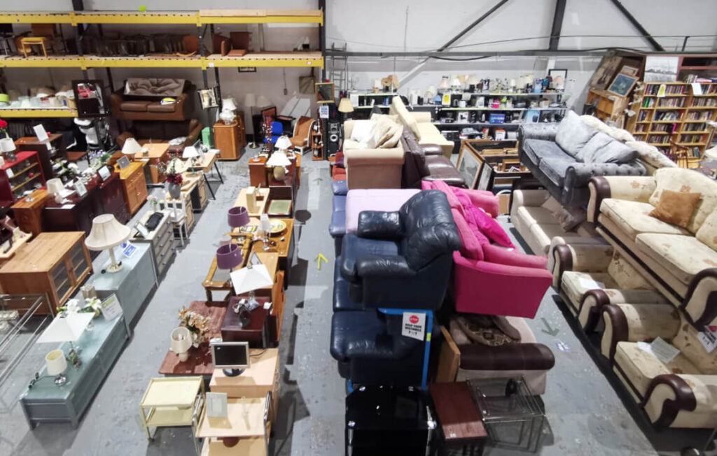 Charity shop deals that takes furniture